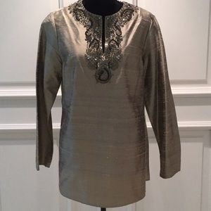 Lafayette 148 Beaded Tunic